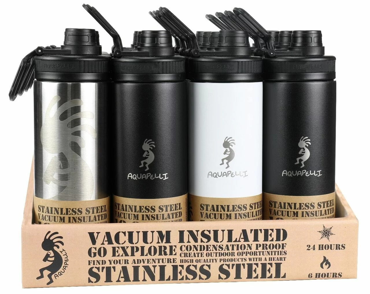 DDI 2350602 Vacuum Insulated Water Bottle Case of 16