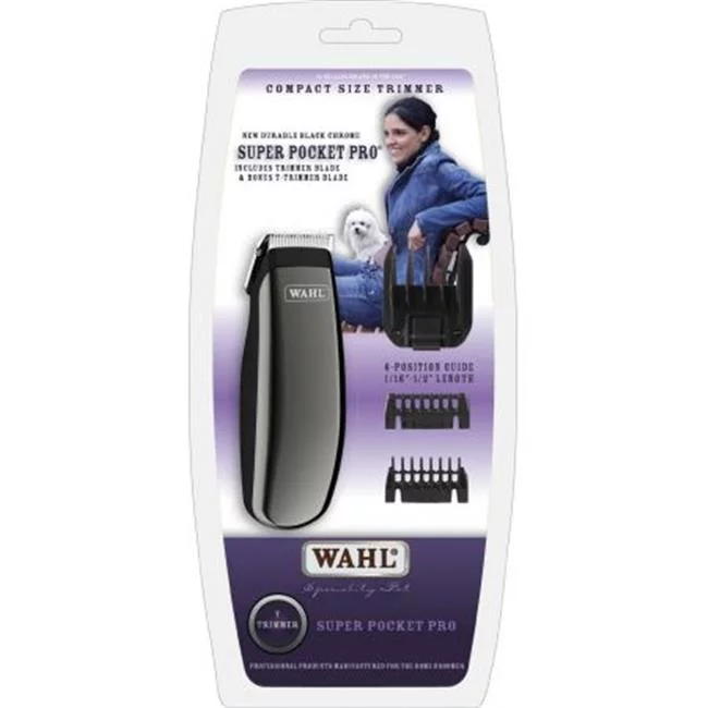 Wahl 9961-2801 Super Pocket Pro Pet Trimmer - Battery Powered