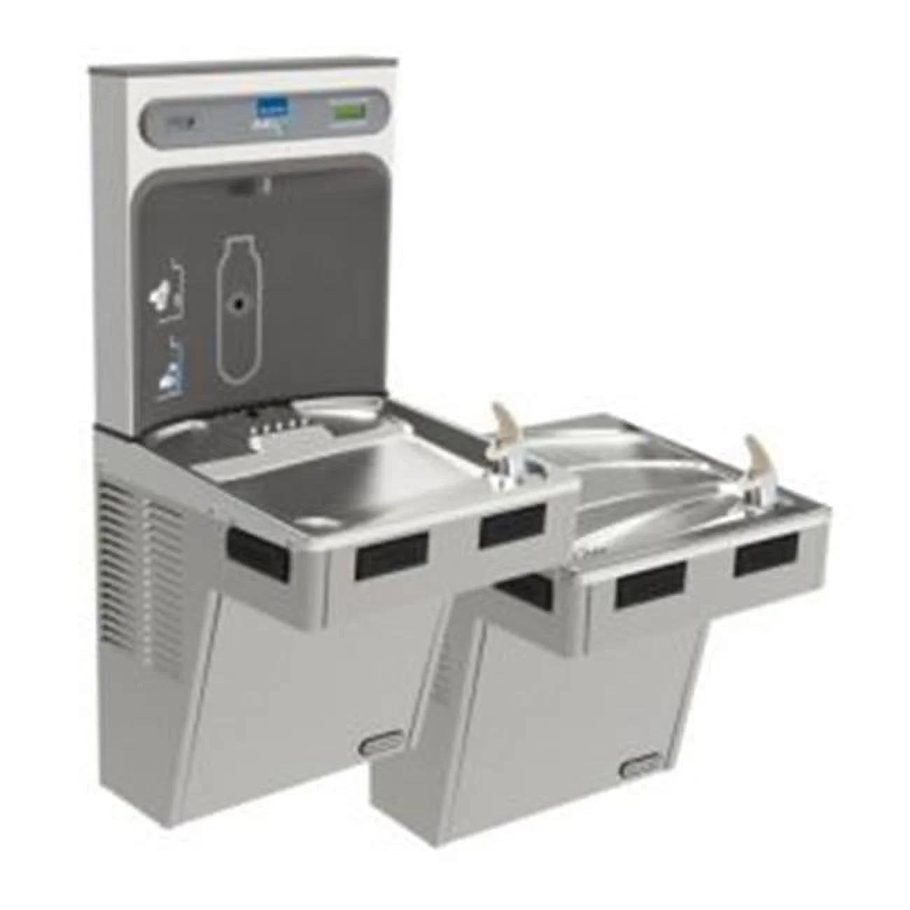 Elkay EMABFTLDDWSLK Ezh2O Bottle Filling Station With Bi - Level Ada Cooler