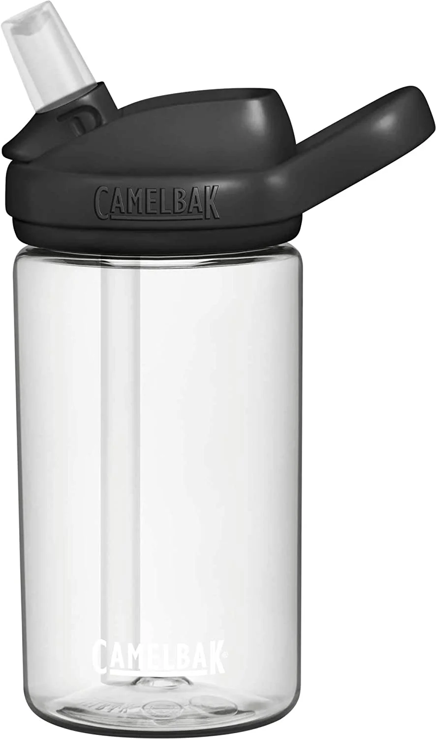 CamelBak Eddy+ Kids BPA-Free Water Bottle with Straw, 14oz, Clear (2282101040)