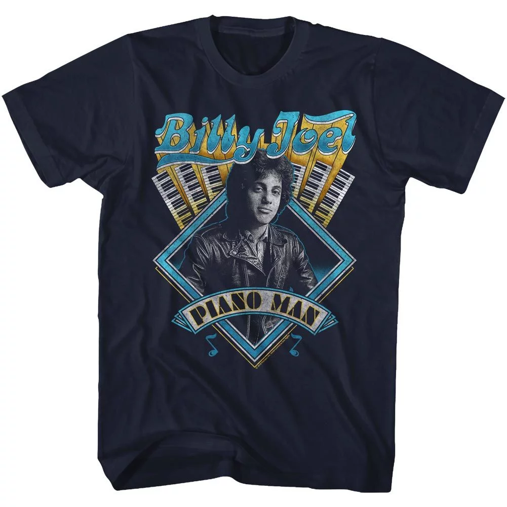 Billy Joel Music Billy Joel Adult Short Sleeve T Shirt