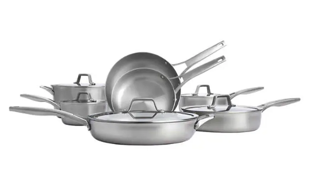 Calphalon Premier 12-Piece Stainless Steel Cookware Set