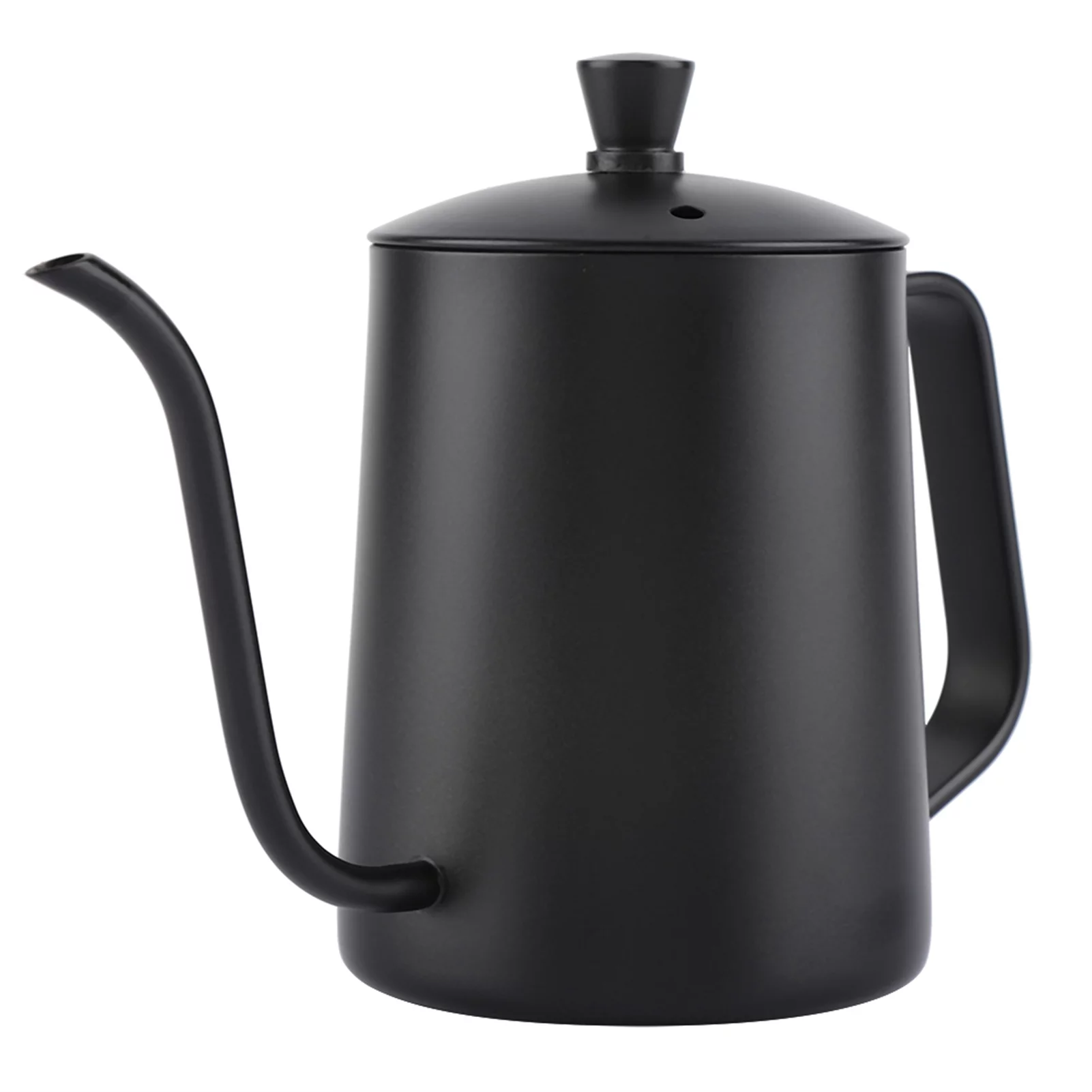 Coffee Pot - 550ml Large Capacity Stainless Steel Long Gooseneck Coffee Pot Kettle with Lid for Home Kitchen Coffee Shop