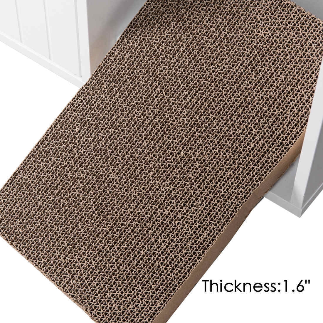 GDLF Modern Pet Crate Cat Washroom Hidden Litter Box Enclosure House Table