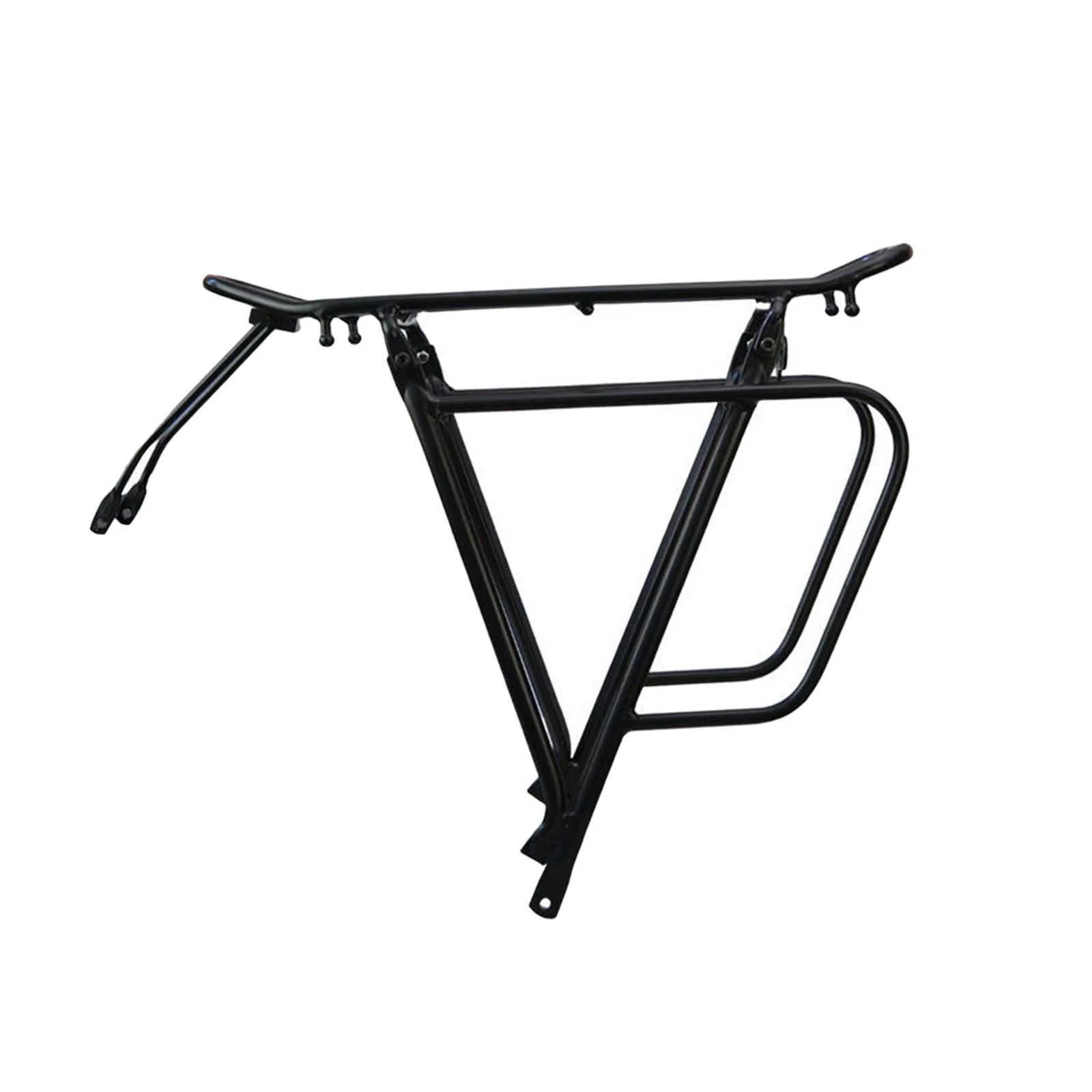 harayaa Carrier Rack Biking Replacement Part Rear Luggage Cargo Rack Black