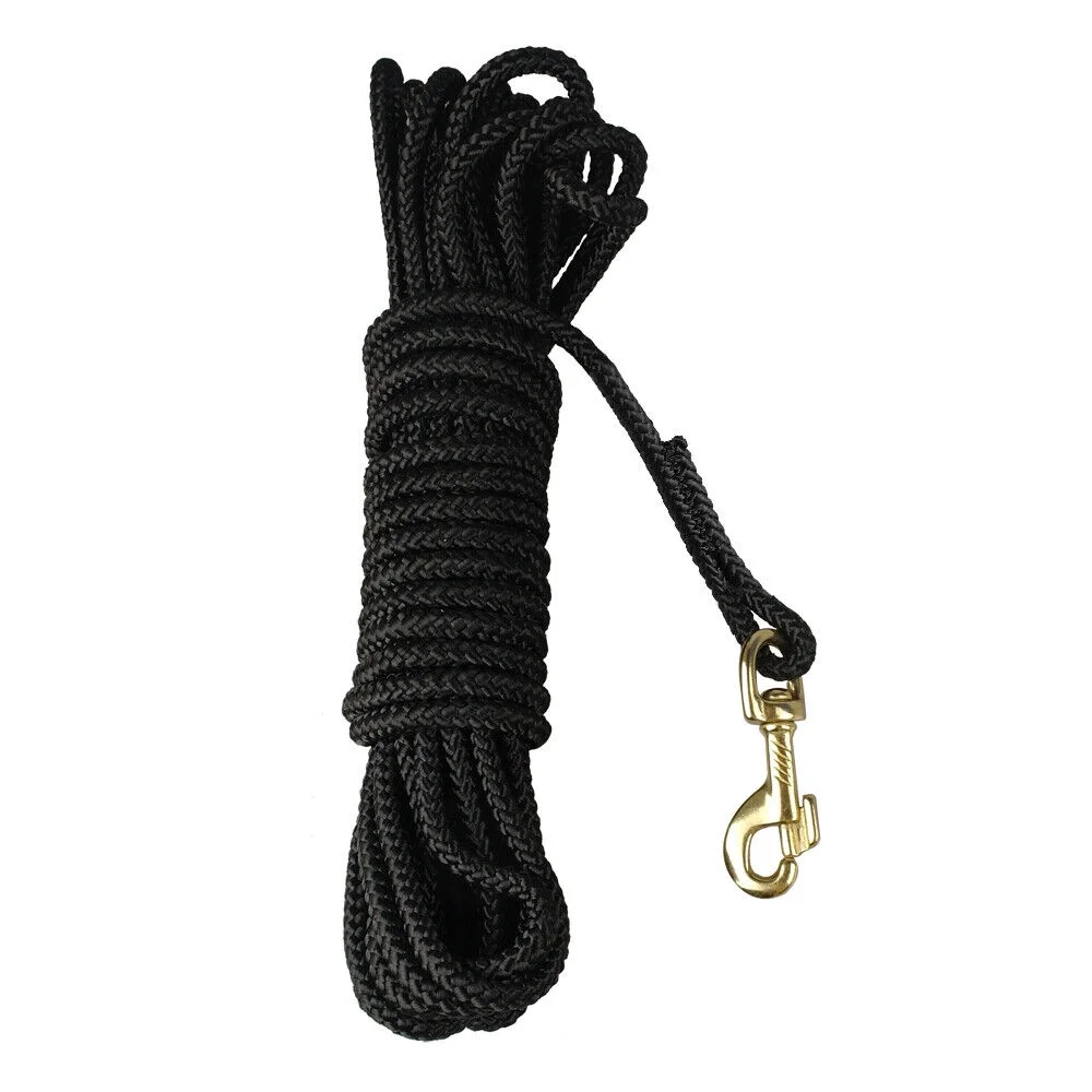 10/16/33/66ft Extra Long Pet Dog Tracking Leash Nylon Rope Agility Training Lead