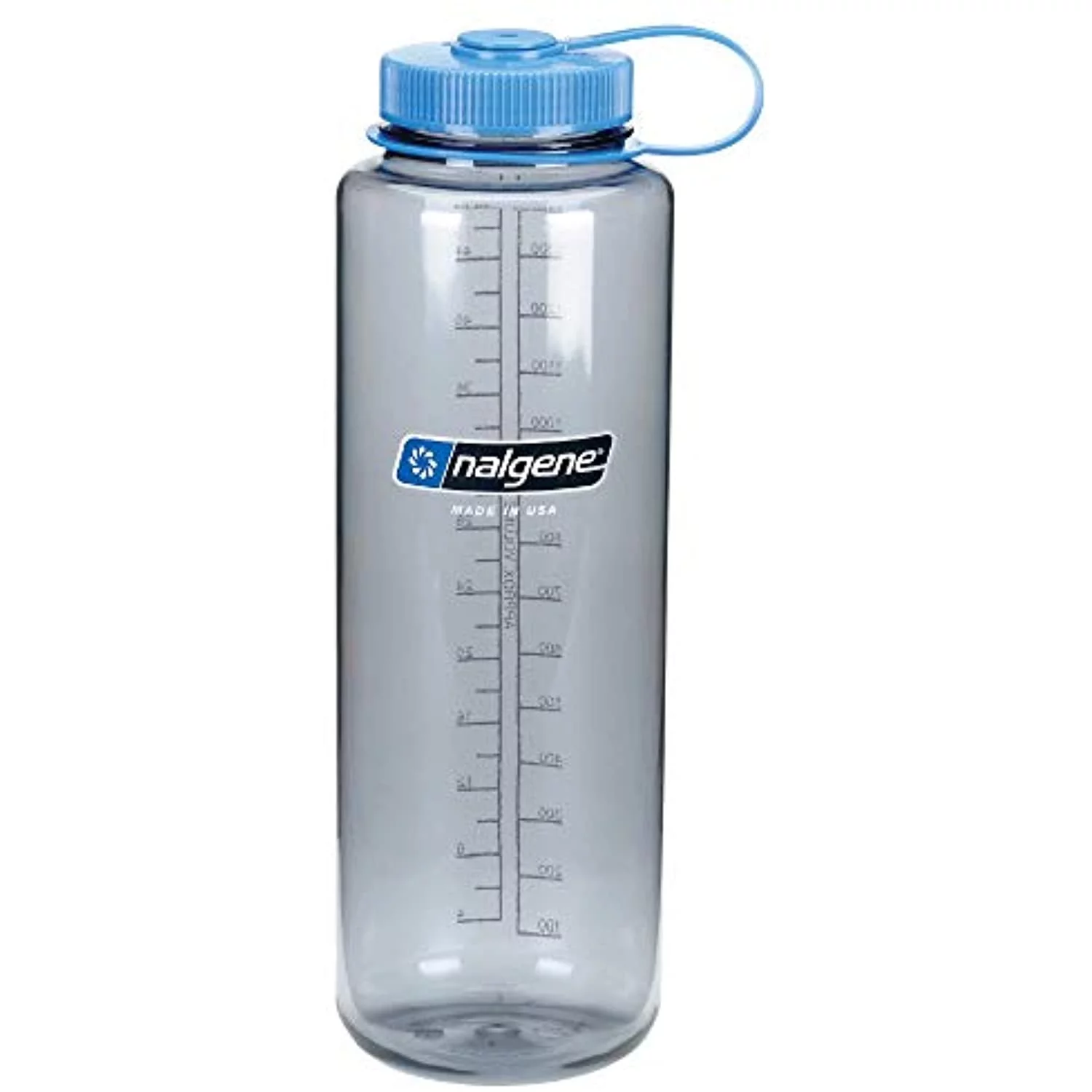Nalgene Tritan Wide Mouth BPA-Free Water Bottle, Gray, 48 oz