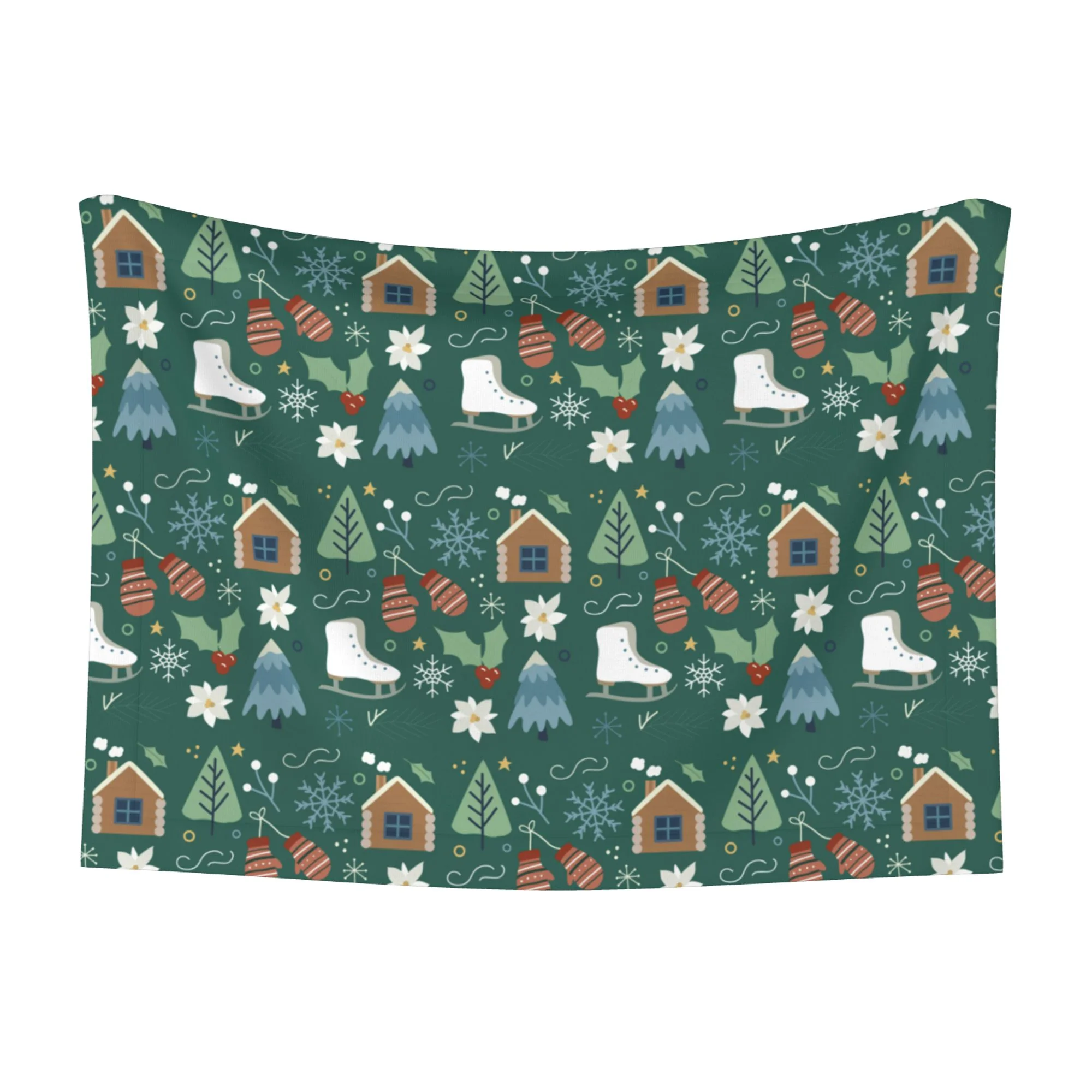 XMXY Dog Throw Blankets, Soft Cozy Cute Christmas Trees Socks Pet Blankets for Couches Machine Washable for Indoor Cats Dogs, Medium Size