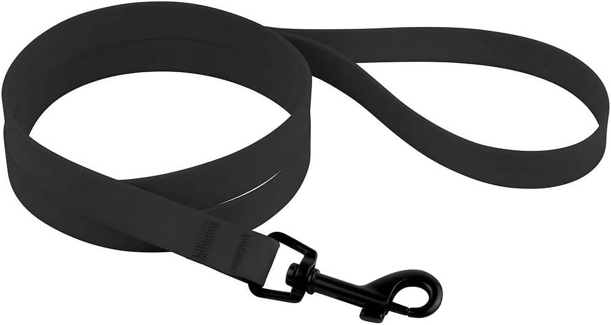 CollarDirect Waterproof Dog Leash Small Medium Large Durable Pet Leashes for Walking Training Running Pink Black Blue Orange Green (L, Black)