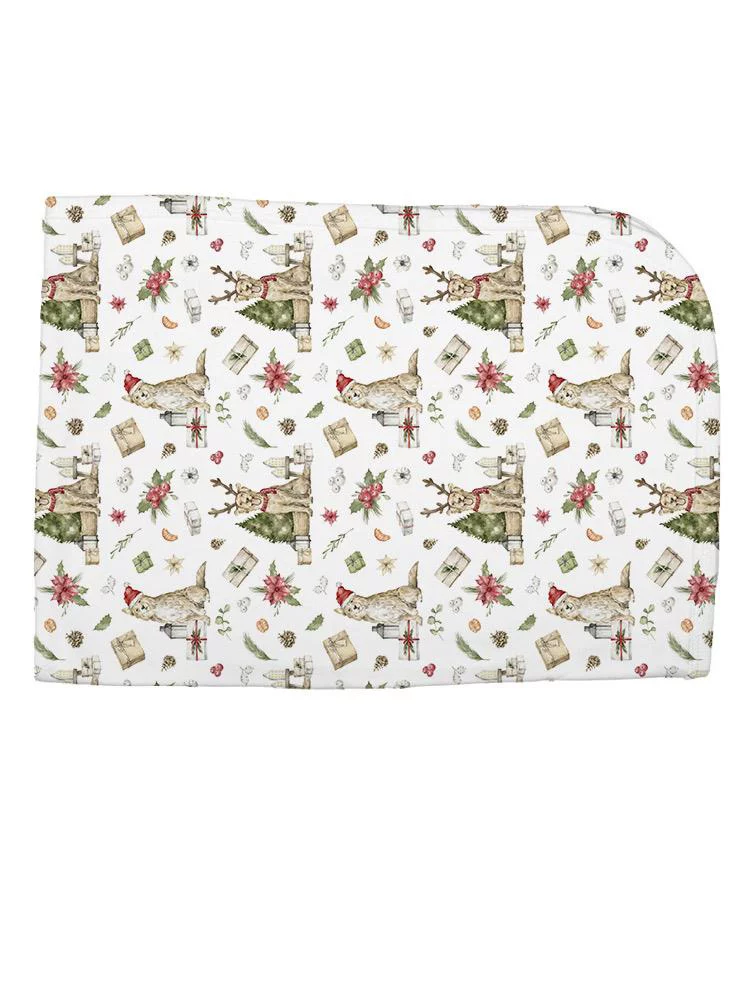 Sitting Christmas Dogs Blanket -Image by Shutterstock,