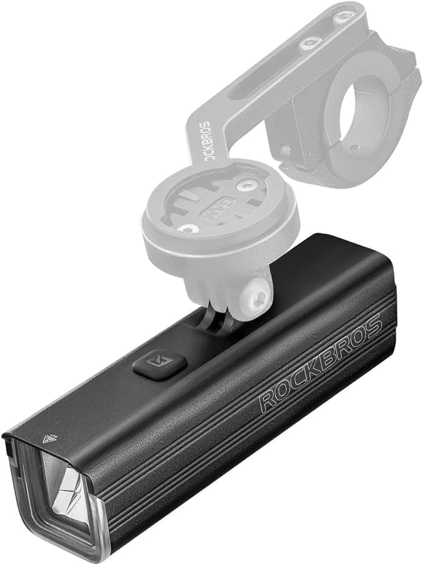 ROCKBROS Bike Headlight & Speedometer Odometer Set Cycling USB Rechargeable LED Front Hoisting Headlight MTB Flashlight Super Brightness Wireless Computer GPS Heart Rate Monitor ANT+ Smart Speedometer