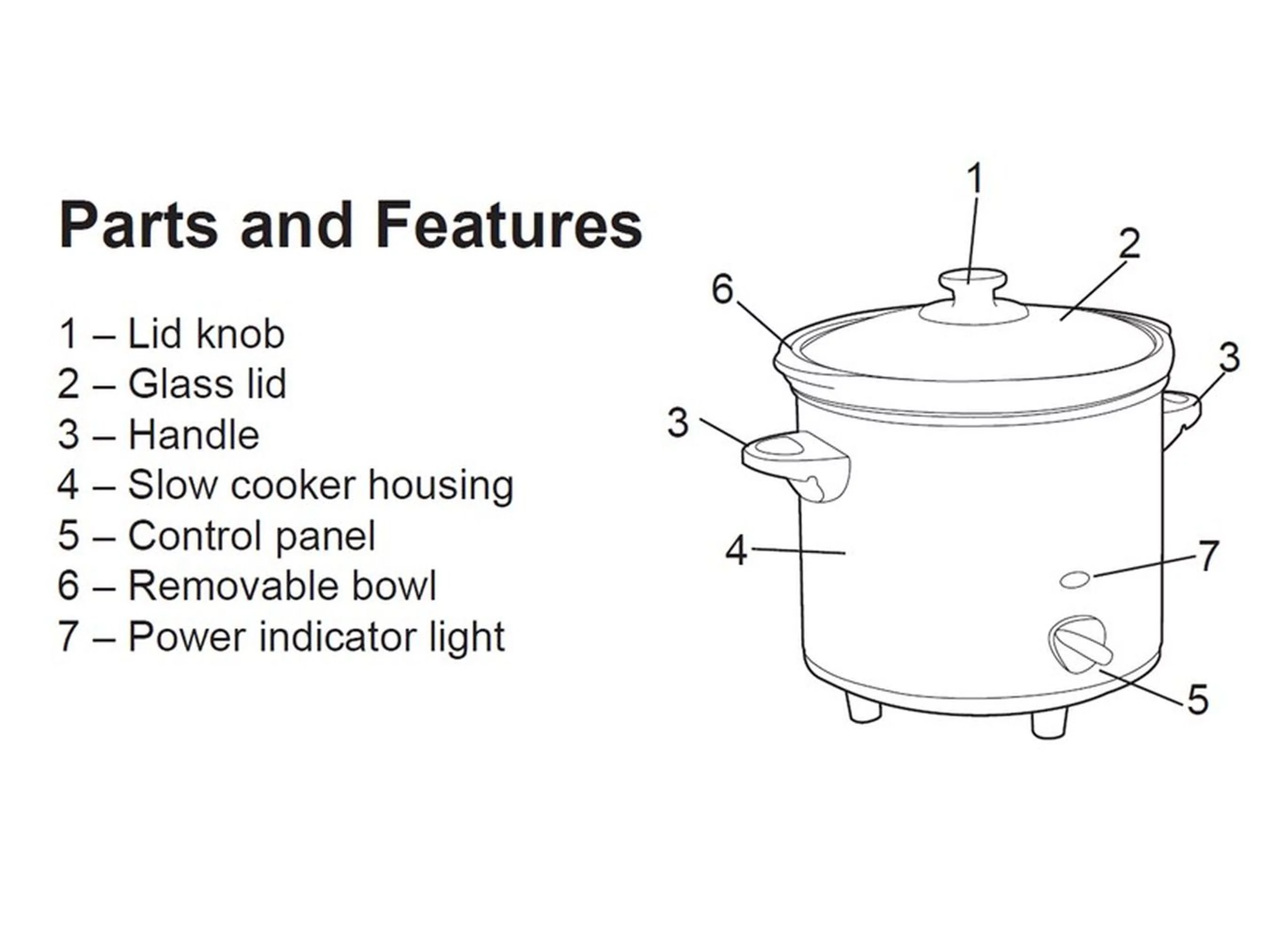 Continental Electric 4-Quart Round Slow Cooker