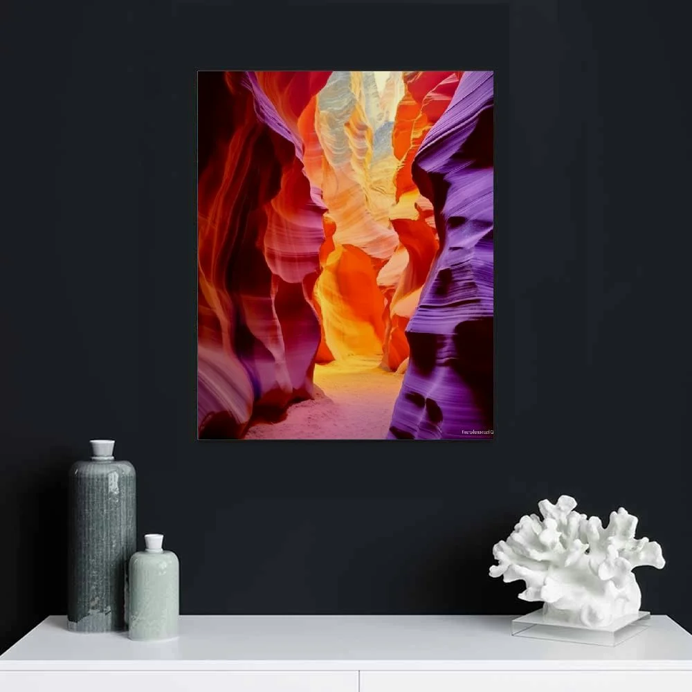 Nawypu  Canvas Wall Art Prints Arizona, Page, Upper Antelope Slot Canyon. Canyon Scenic