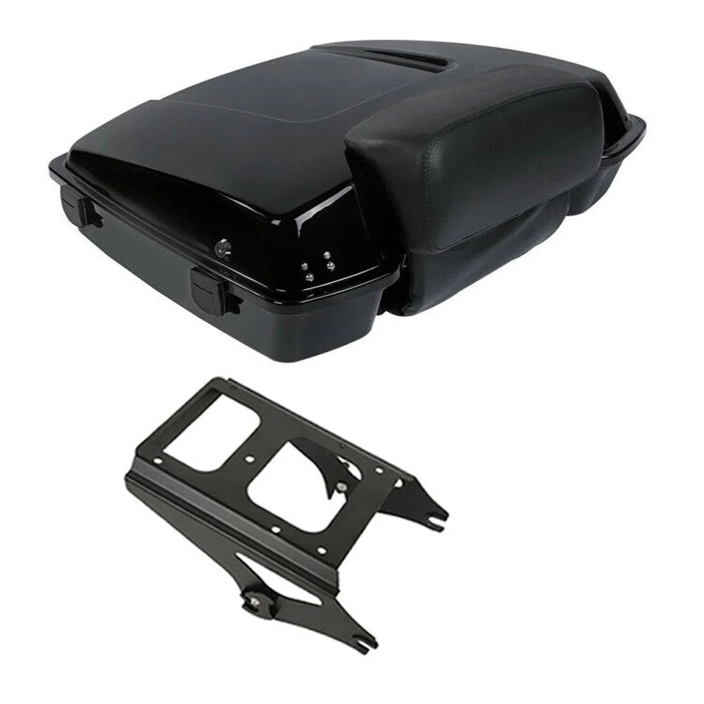 Teledu Razor Backrest 2-UP Mount Rack For Electra Glide Road Glide Road Street