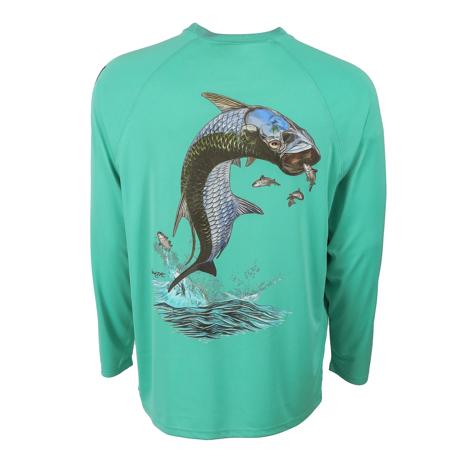 Bimini Bay Outfitters Hook M' Men's Long Sleeve Shirt - Tarpon 2 Aquatic