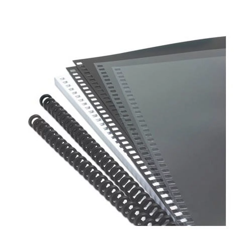 Instant Report Kit 5/16" Capacity, Clear/Black Cover, Black Spine