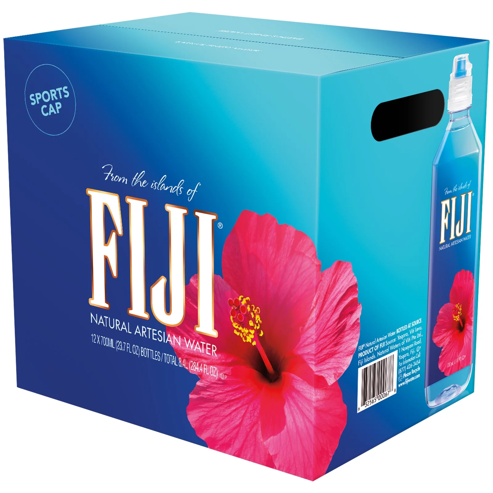 FIJI Natural Artesian Water, 23.7 Fl Oz (Pack of 12)