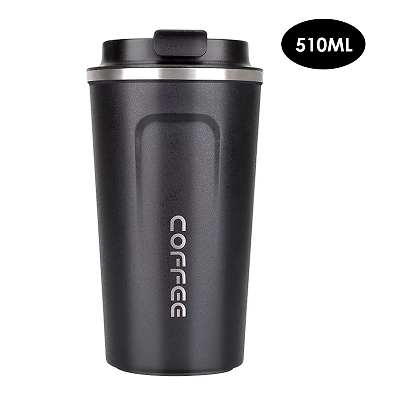 510ML Stainless Steel Car Coffee Cup Leakproof Insulated Thermal Thermos Cup Car Portable Travel Coffee Mug