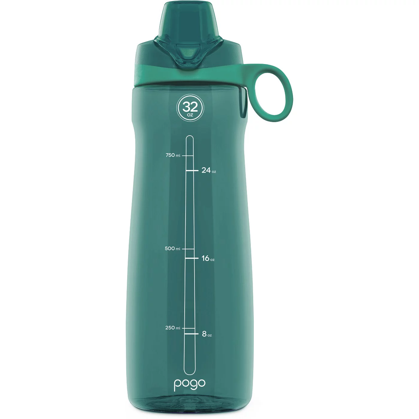 Pogo 32oz Tritan Chug Water Bottle 2pk - Fuchsia/Teal - NEW