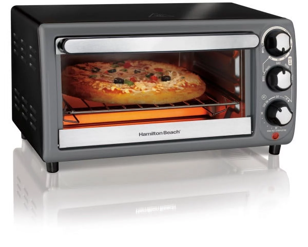Hamilton Beach Toaster Oven In Charcoal, Model# 31148
