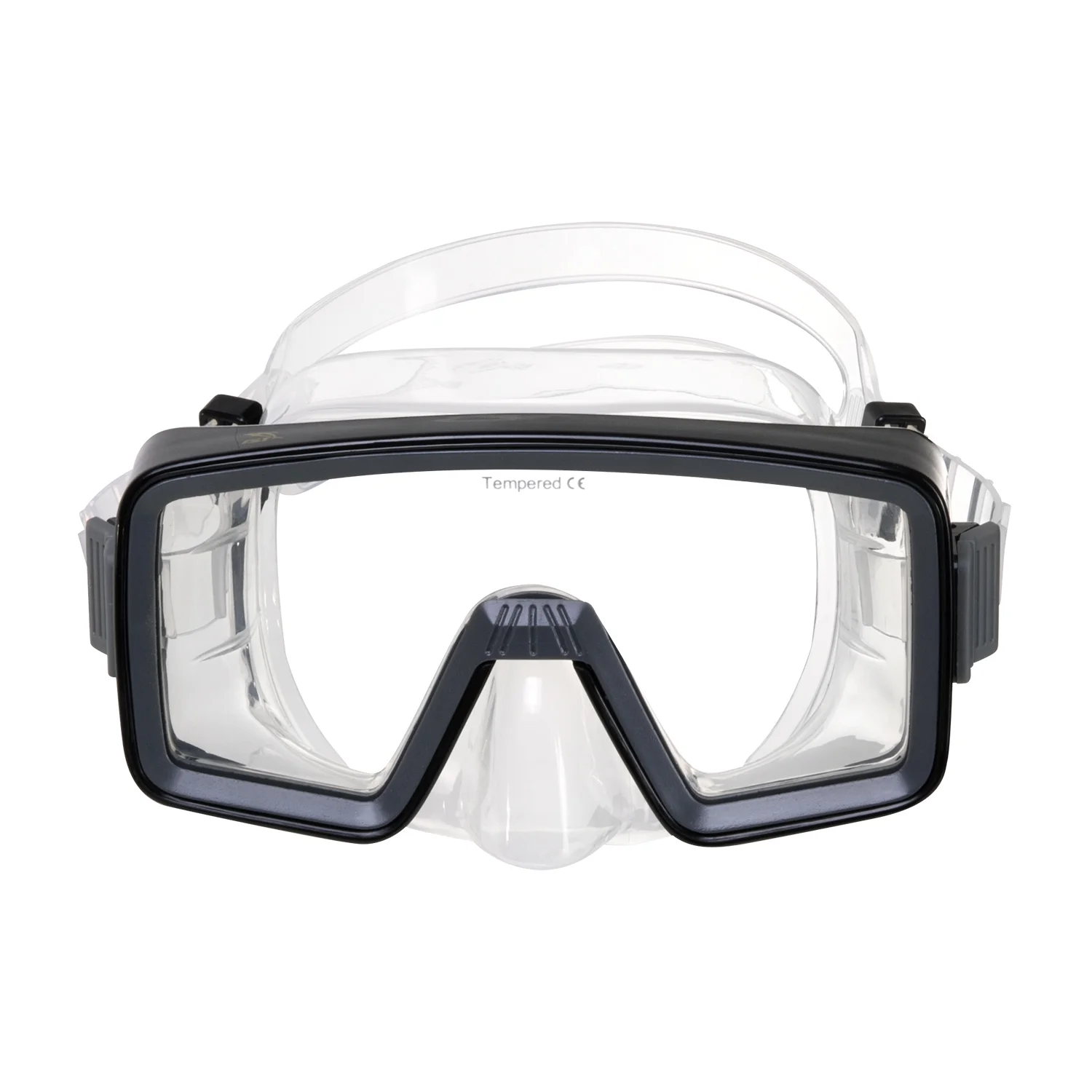 IST M50 Shadow Single Lens Dive Mask (Black)