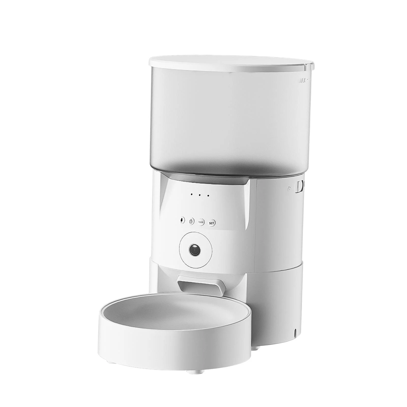 Toysmith Automatic Cat Feeder, Timed Cat Feeder 10S Meal Call with Video Function, Pet Feeder for Cat Dog Cat Food Dispenser for Dogs,