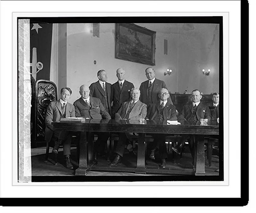 Historic Framed Print, Denby & House Naval Affairs Co., 1/19/24 - 2, 17-7/8