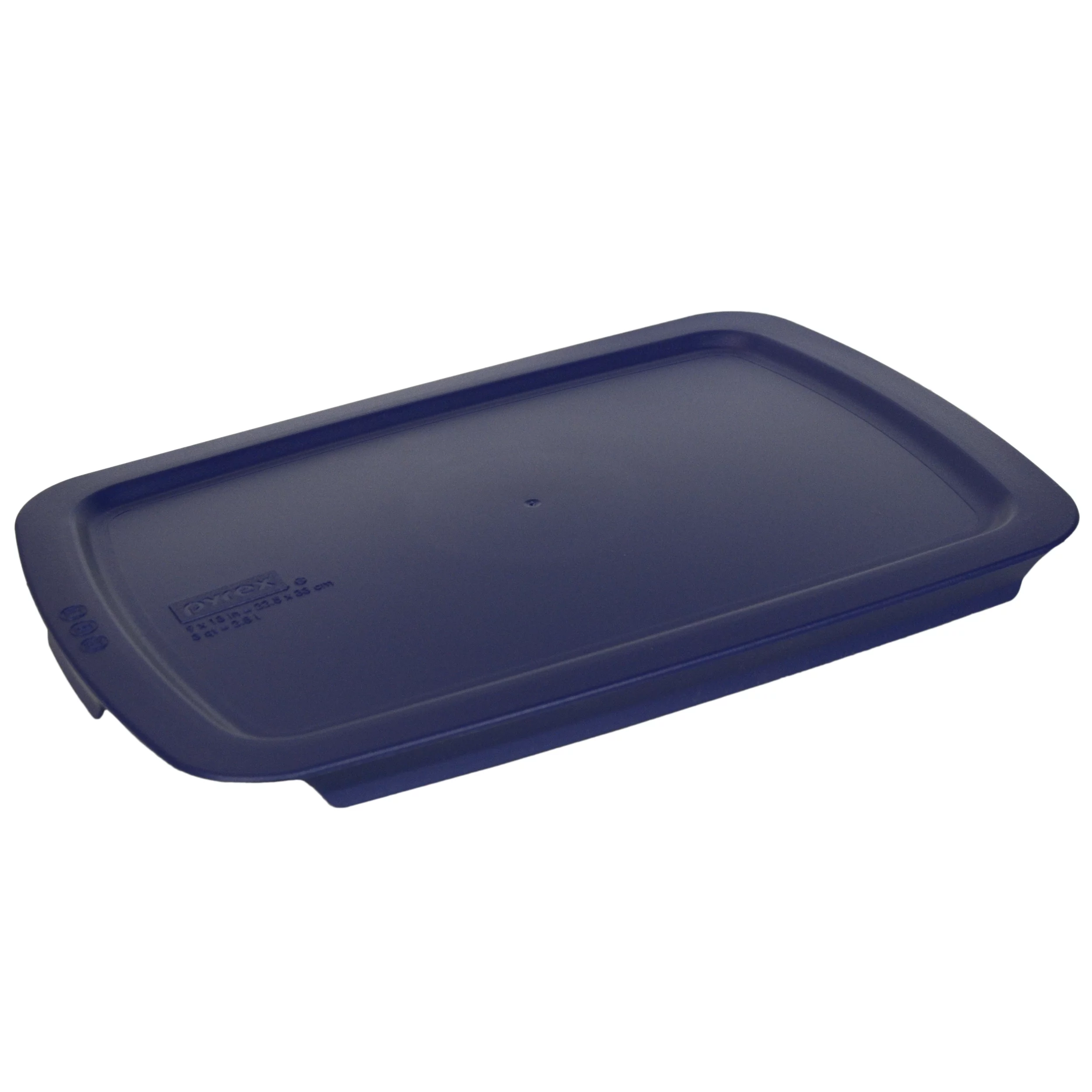 Pyrex (4) C-233 3qt Easy Grab Glass Baking Dishes and (4) C-233-PC Blue Easy Grab Plastic Lids