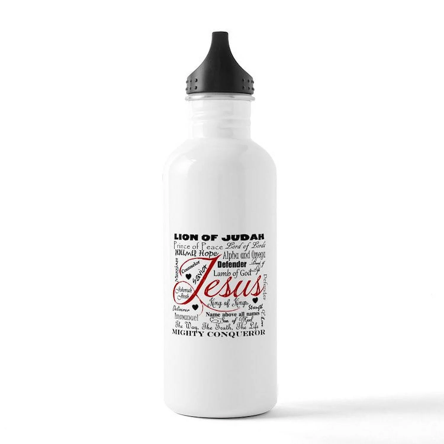 CafePress - The Name Of Jesus Stainless Water Bottle 1 - Stainless Steel Water Bottle, Sports Bottle, 1.0L