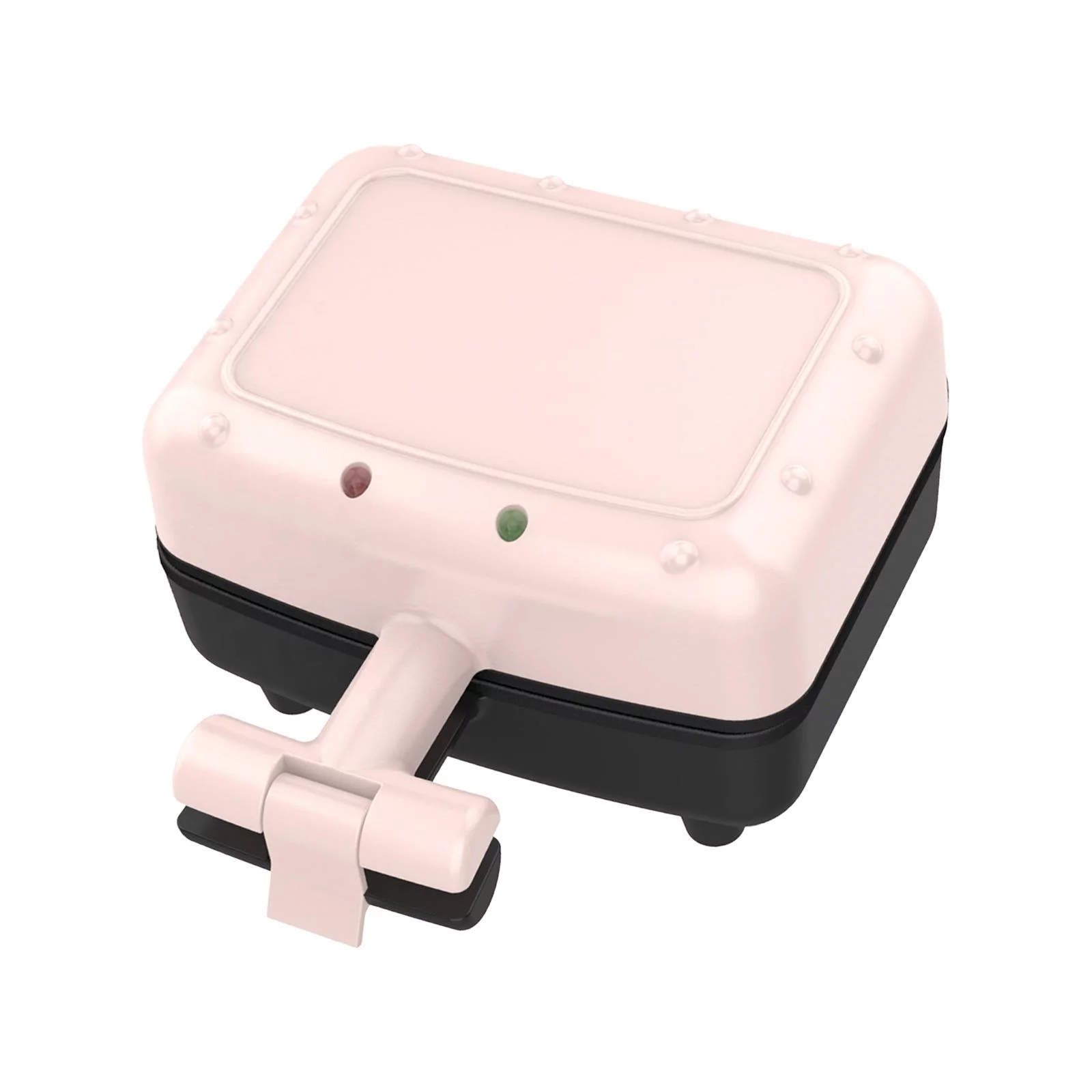 Sandwich Maker Small Electric Grill with Reminder Light Baking Tool Kids Friendly Household Multifunctional Breakfast Machine Waffle Maker pink