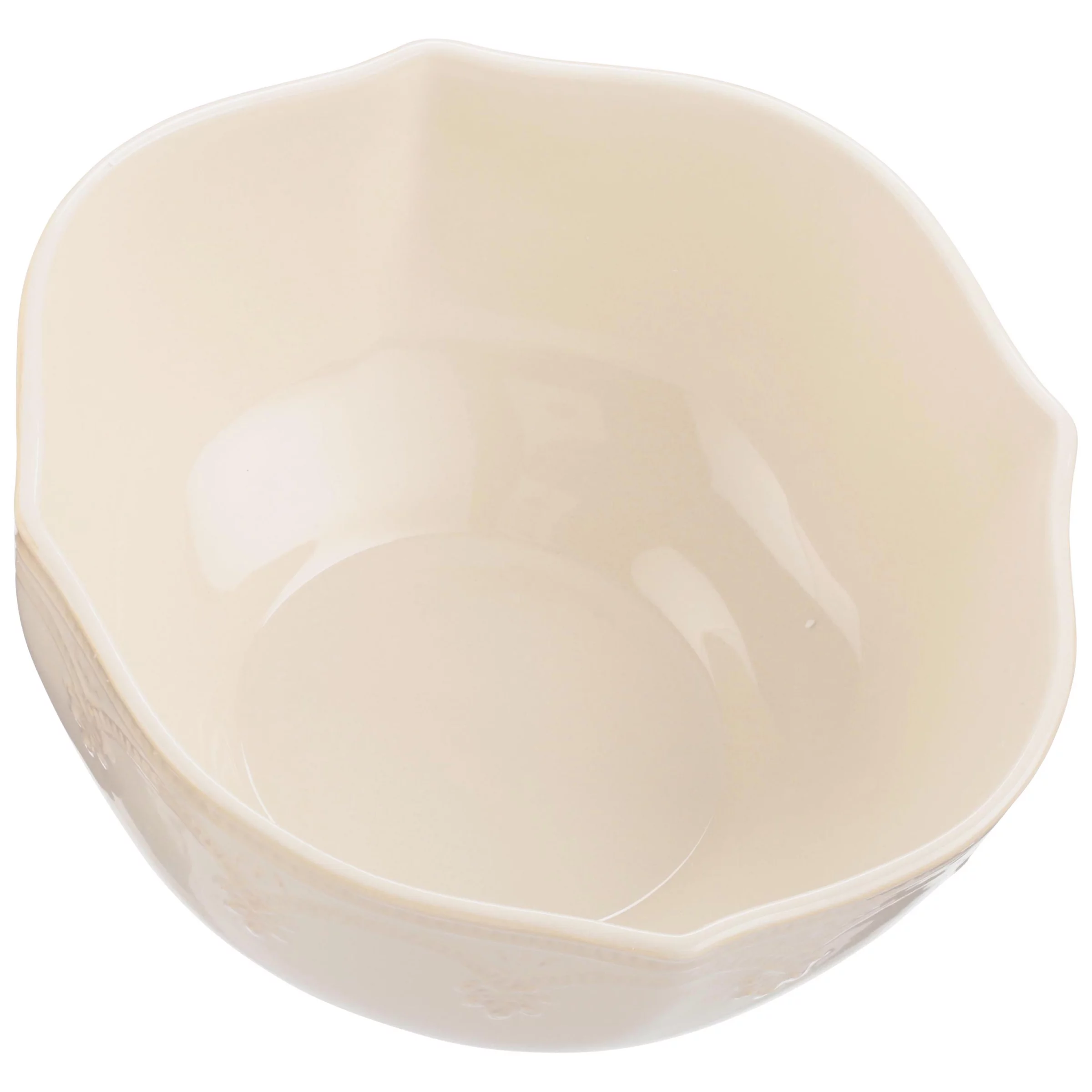 The Pioneer Woman Farmhouse Lace 10-Inch Serving Bowl, Linen