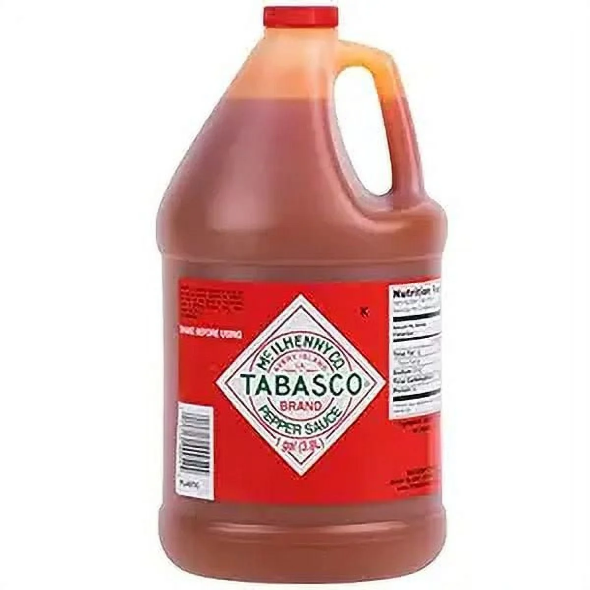 Tabasco Pepper Sauce, 128 Ounce Plastic