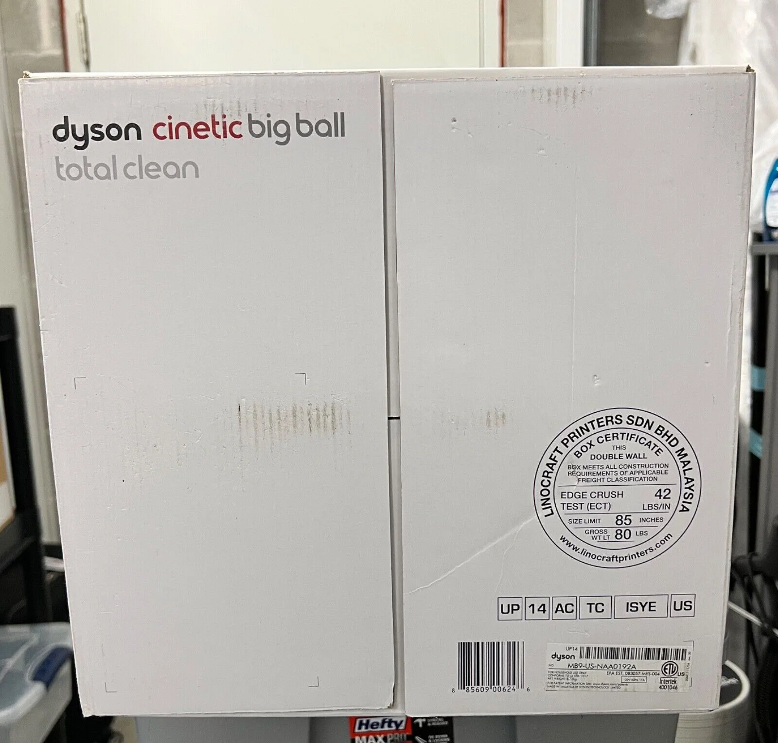 Dyson Cinetic Big Ball Total Clean Upright Vacuum | Yellow/Iron | New