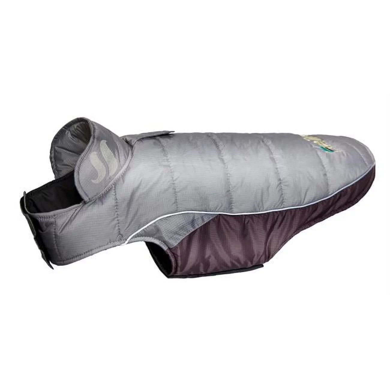 Pet Life  Helios Hurricane-Waded Plush 3M Reflective Dog Coat with Blackshark technology- Gray - Extra Large