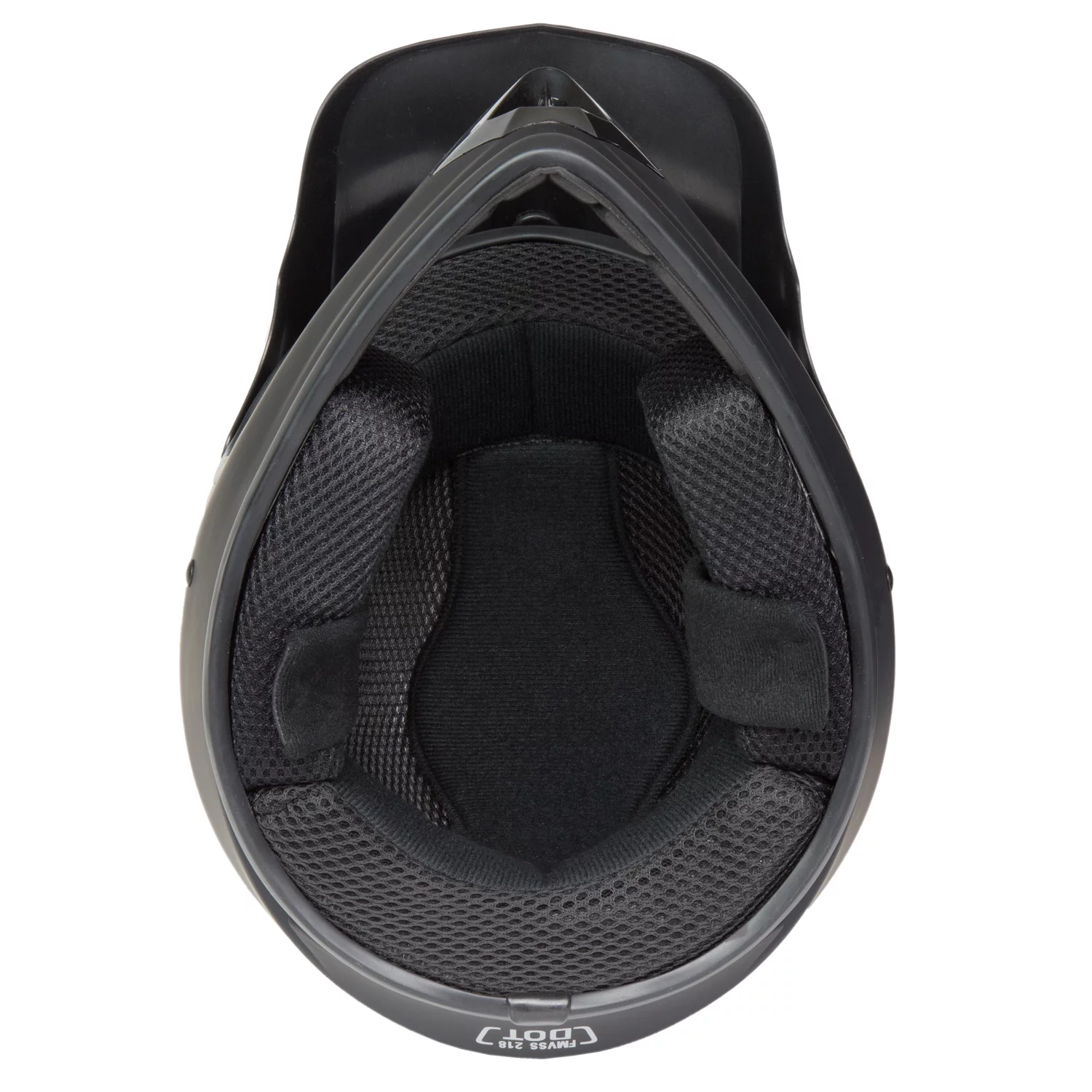 Lunatic, L2006-15, Youth MX / ATV Helmet DOT Approved - Matte Black, L