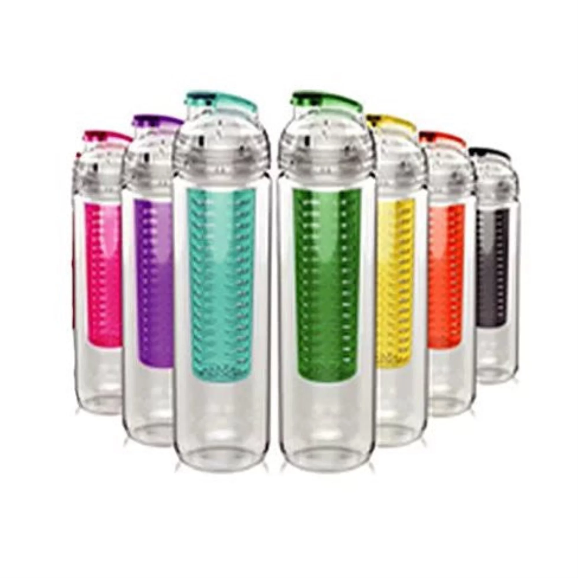 Fruitcola Dome Fruit Infuser Water Bottle - 24oz 100% BPA FREE