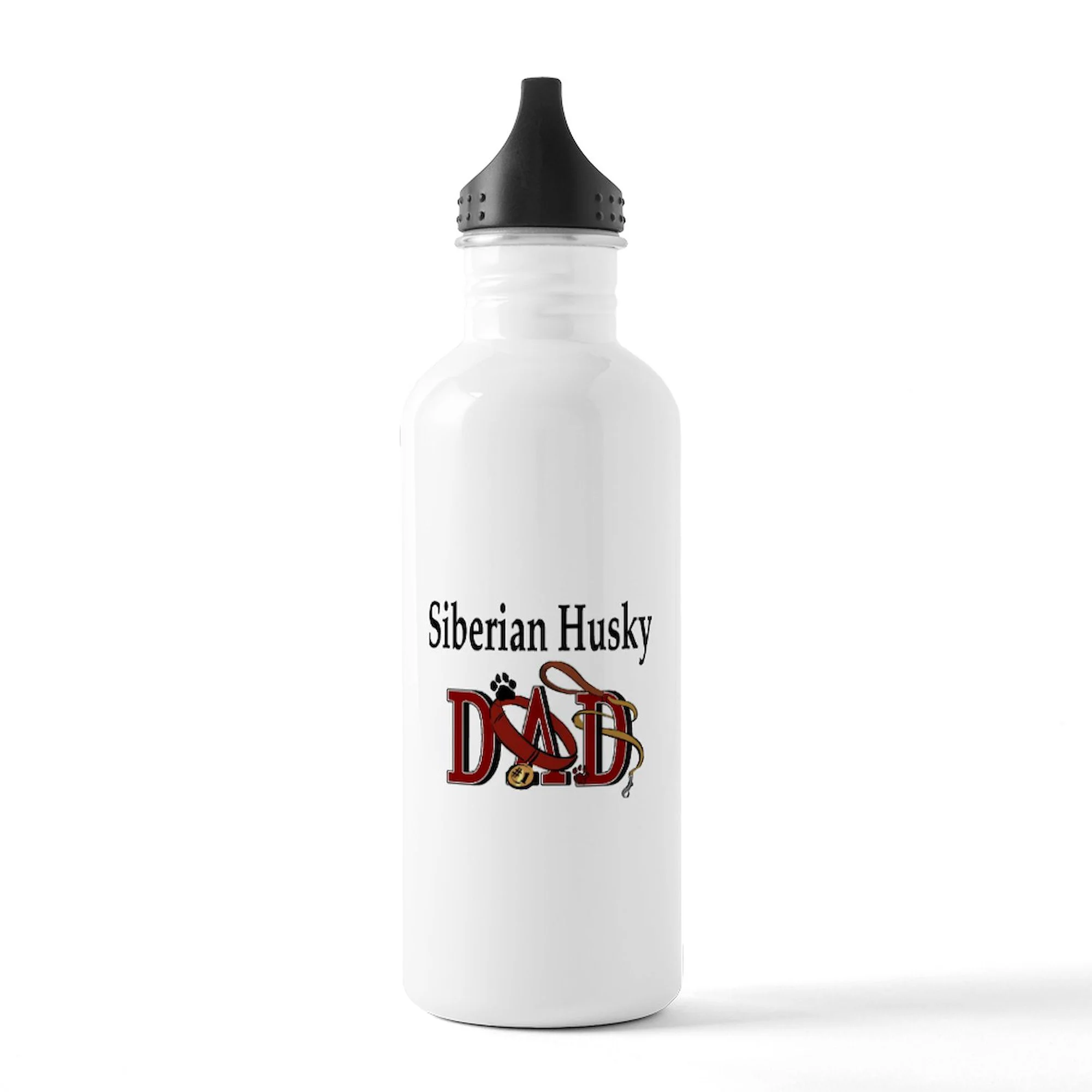 CafePress - Siberian Husky Dad Stainless Water Bottle 1 - Stainless Steel Water Bottle, Sports Bottle, 1.0L