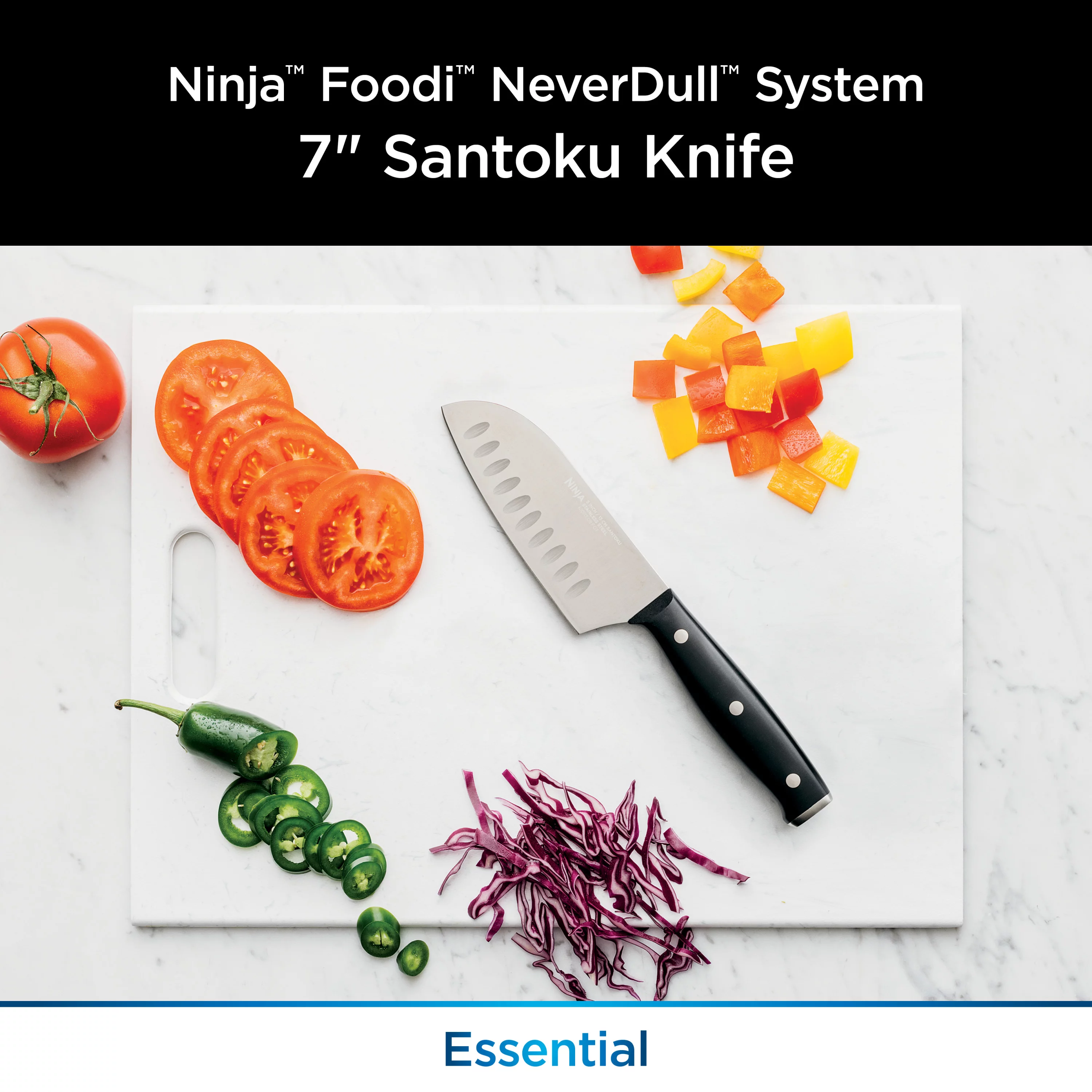 Ninja™ Foodi™ NeverDull™ System Essential 7” Santoku Knife (K10118)