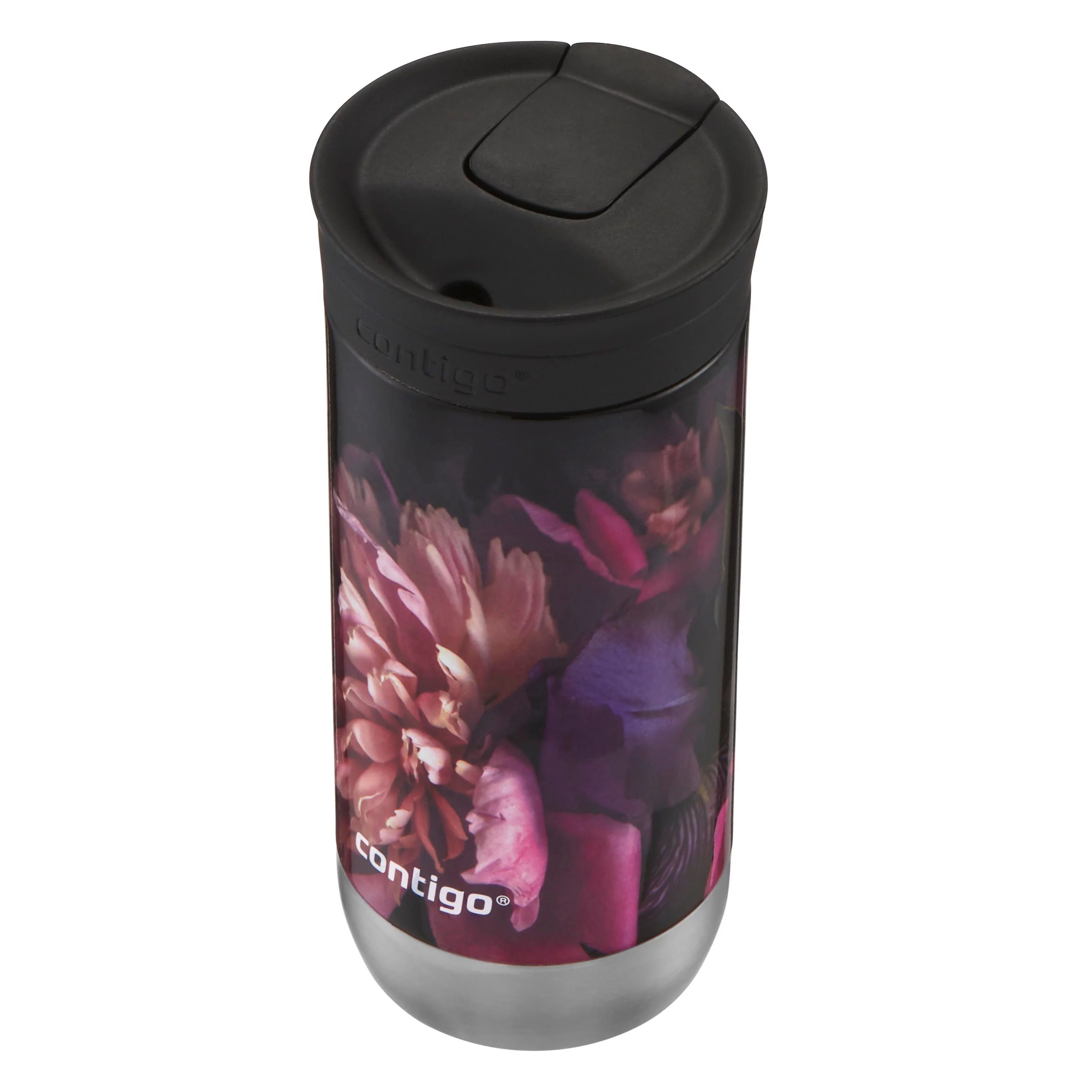 Contigo Couture Stainless Steel Travel Mug with SNAPSEAL Lid Nightflower, 16 fl oz.