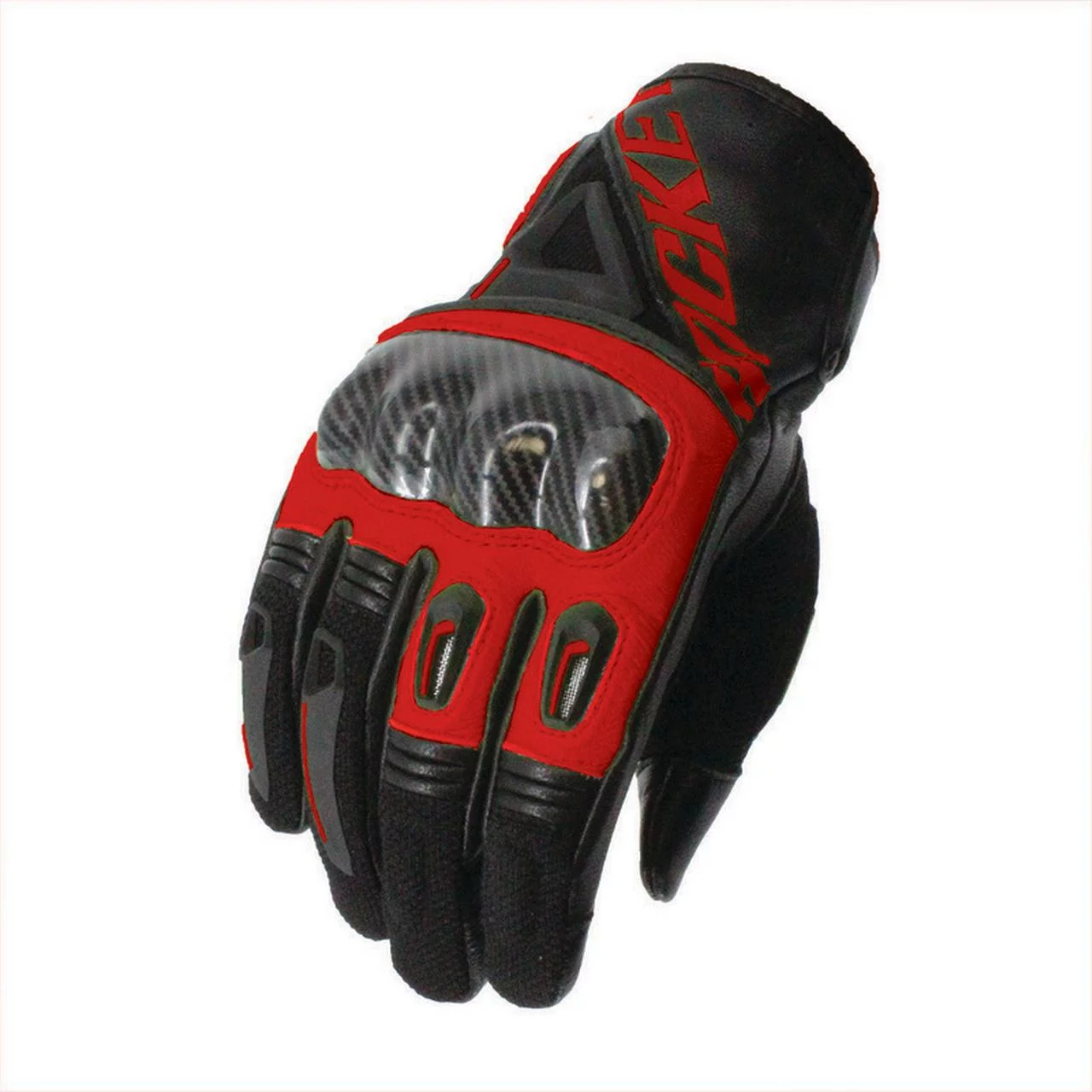 Joe Rocket Sector Gloves (Large, Black/Red)