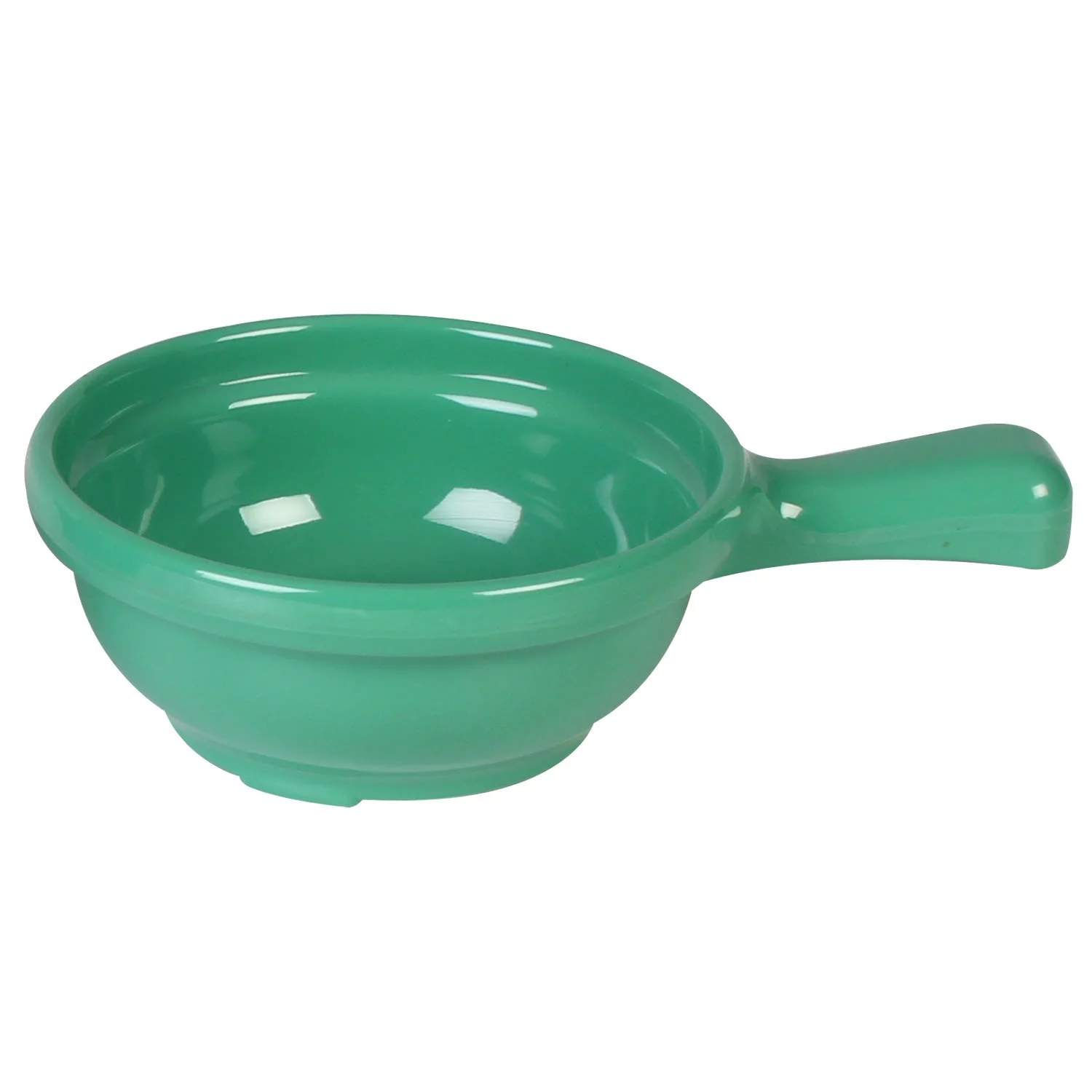 Excellante Color Green Melamine Dinnerware Collection 10 oz., 4-1/4