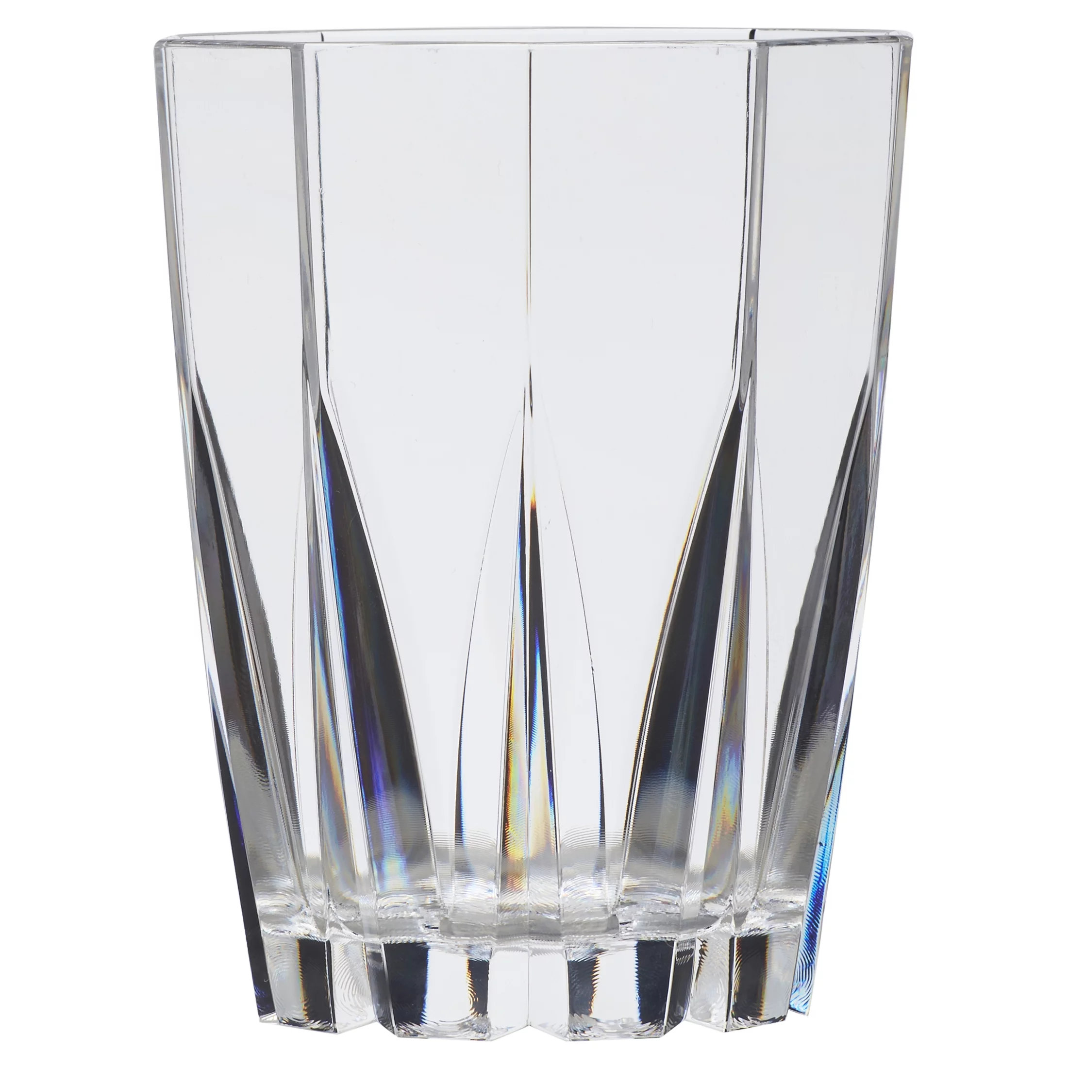 Creativeware 24-Ounce Clear Stackable Tumblers, Set of 12 Drinkware