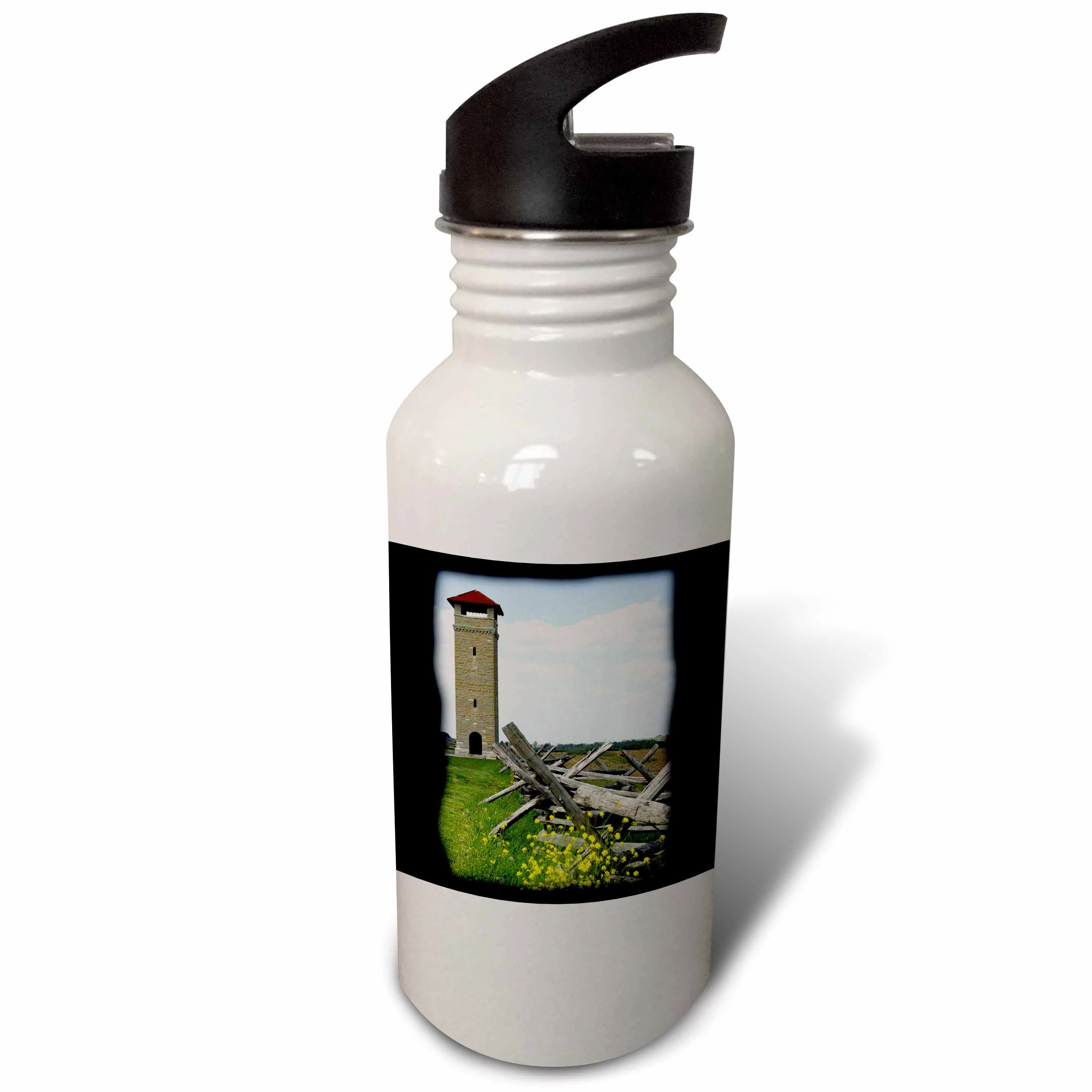 Observation Tower at the Antietam National Battlefield, Sharpsburg 21 oz Sports Water Bottle wb-55477-1