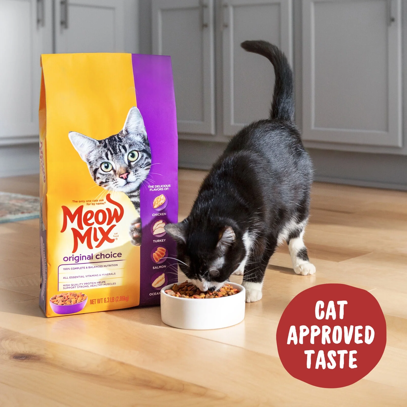 Meow Mix Complete Balanced Nutritious Delicious Dry Cat Food 22 lbs.