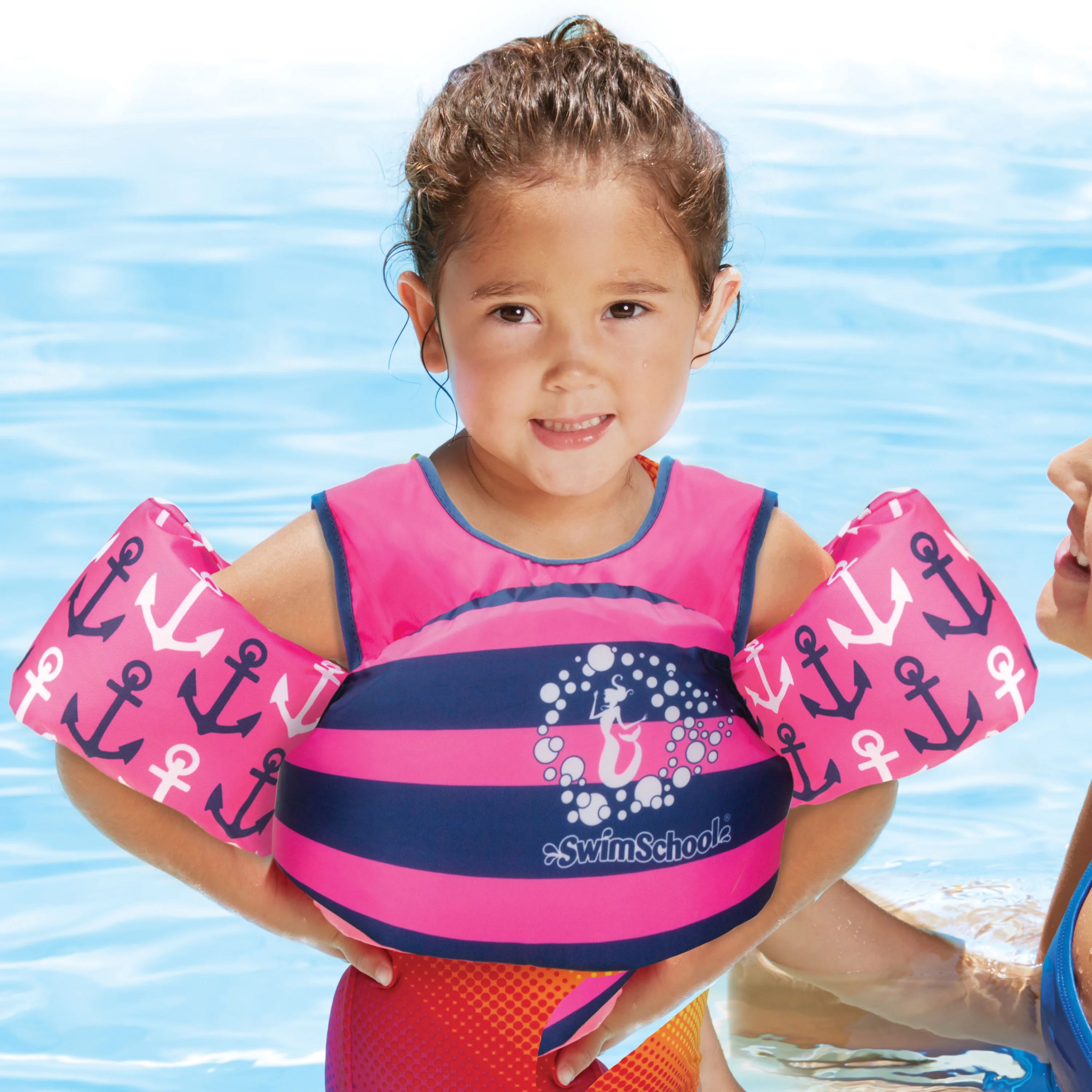 USCG VEST TOT SWIMMER - NAUTICAL PINK/NAVY