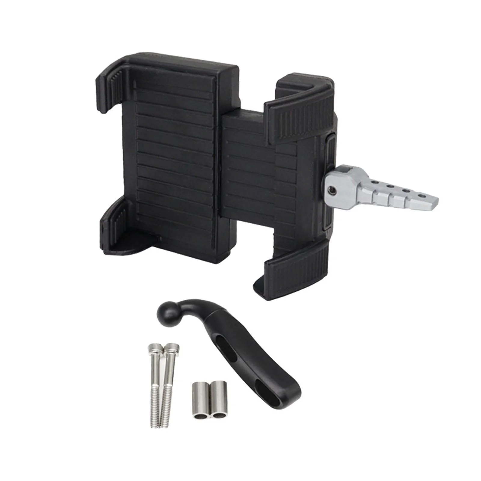 Almencla Smart Phone Holder, Motorcycle Phone Mount Holder ,Premium, Durable Accessories 360 Degree Rotation Black Fairing Mount