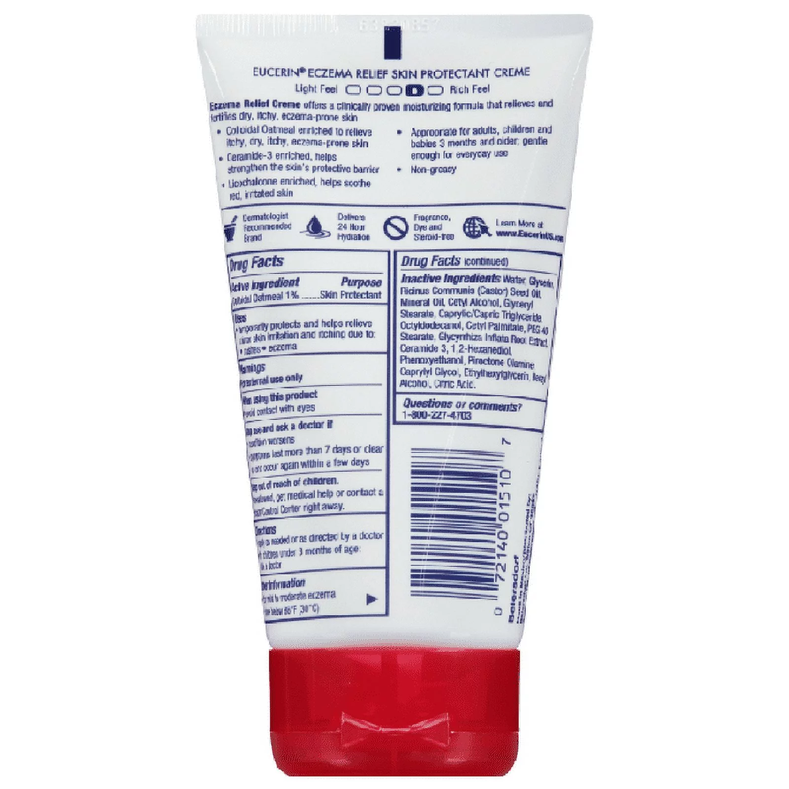 Eucerin Eucerin Eczema Relief Body Cream, 5 Ounce - 2 Pack