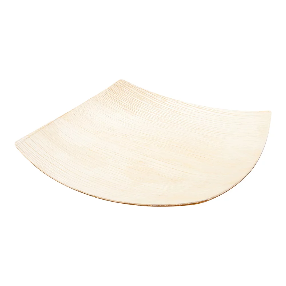 Midori Square Natural Palm Leaf Extra Large Plate - Extra Large - 10 1/2