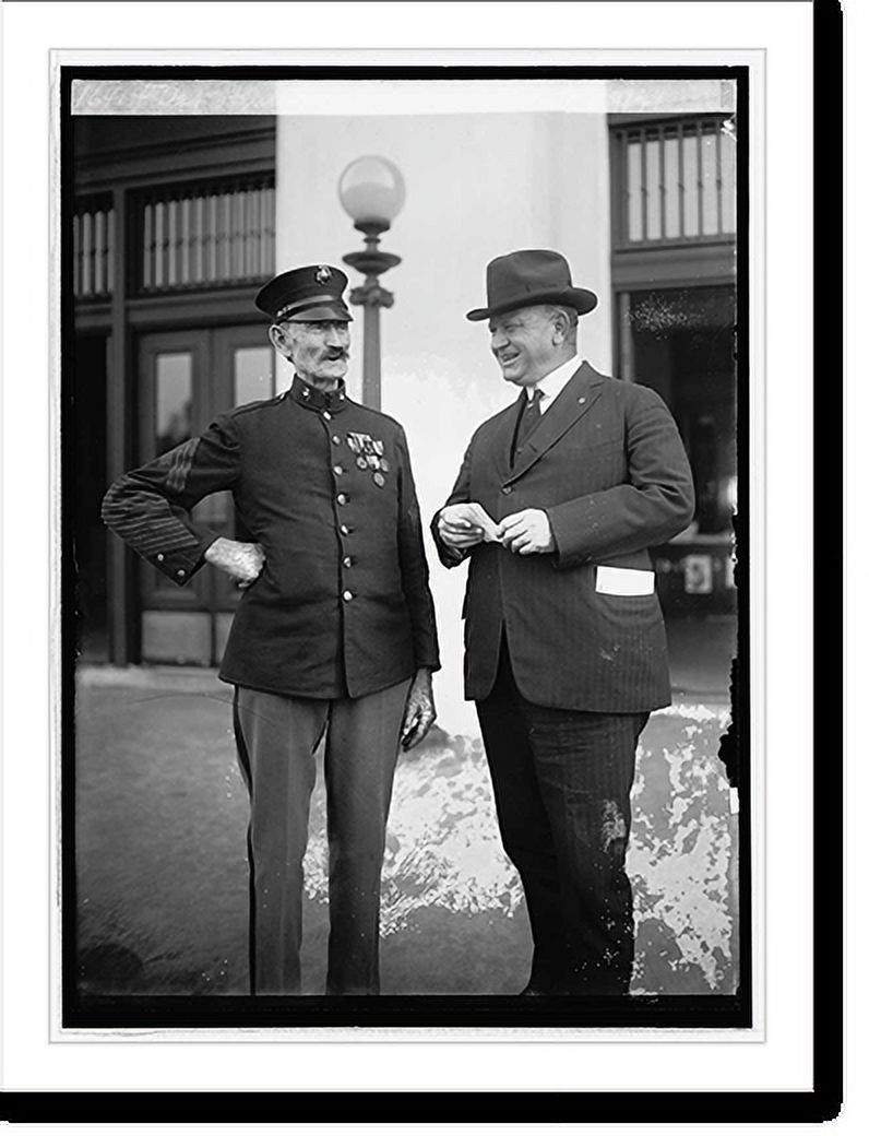 Historic Framed Print, Sgt. Henry B. Hollowell & Denby, 10/19/21, 17-7/8