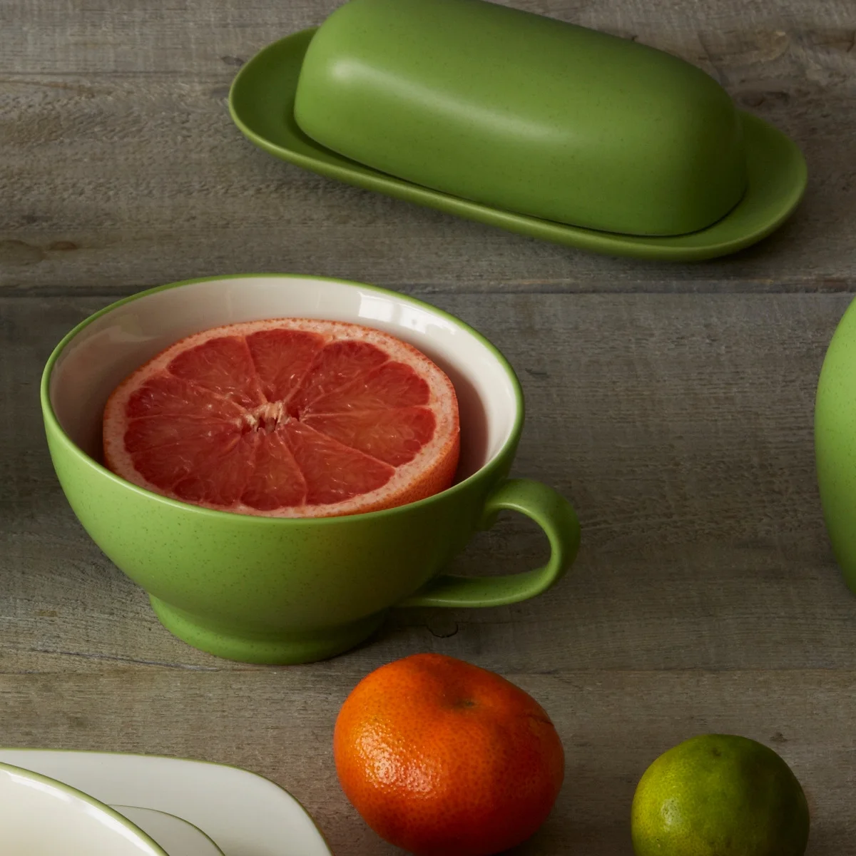 Noritake Colorwave Apple Covered Butter